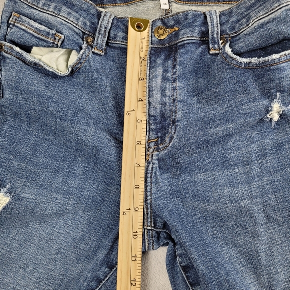 Pistola Women's Jeans Skinny Blue Distressed Size 29 (fit 30x27 ) - Picture 5 of 12